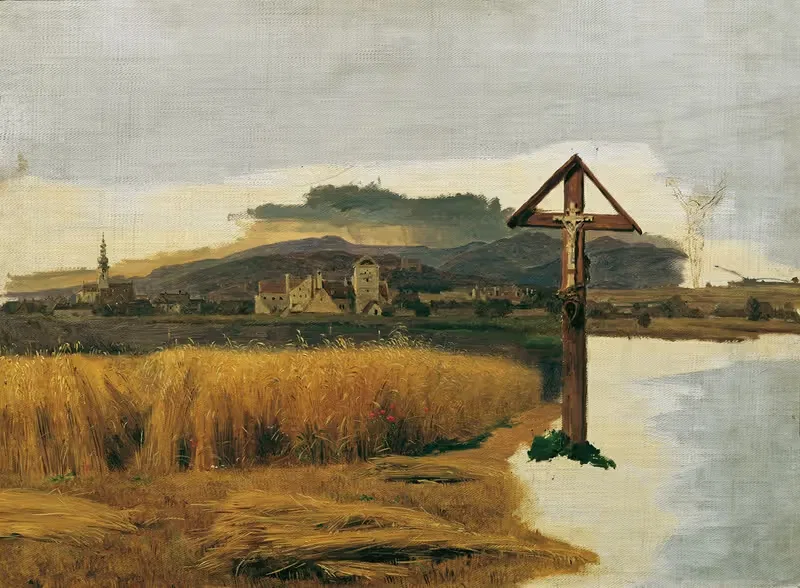 Landschaft von Brunn am Gebirge — Ferdinand Georg Waldmüller