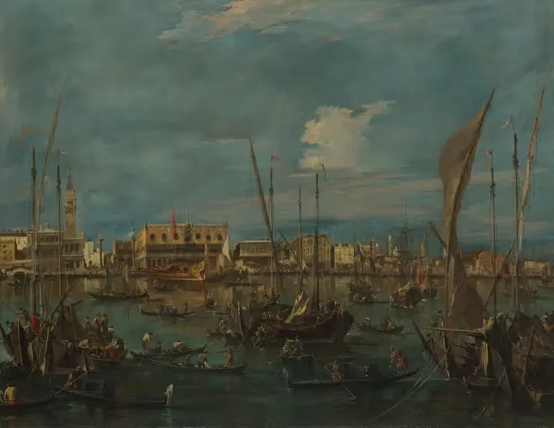 Venice from the Bacino di San Marco — Francesco Guardi