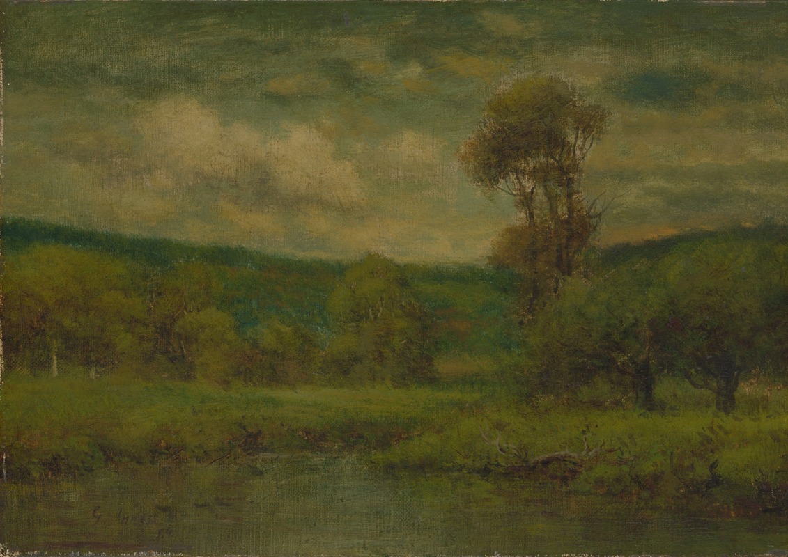 Пейзаж by Джордж Иннес, 1884 — digital art print download
