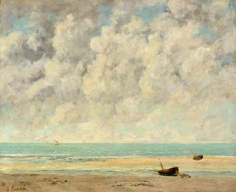 Спокойное море by Гюстав Курбе, 1869 — digital art print download