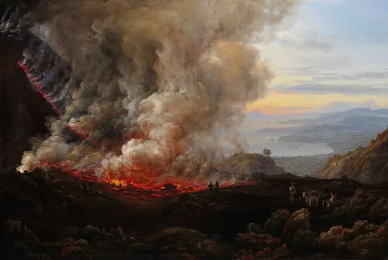 An Eruption of Vesuvius — Johan Christian Dahl