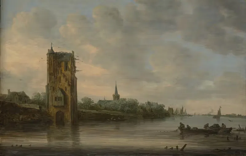 The Pelkus Gate near Utrecht — Jan van Goyen