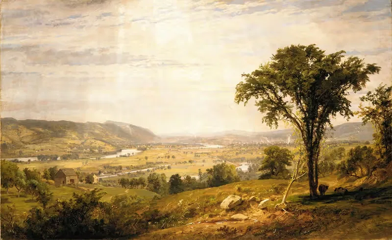 Долина Вайоминг, Пенсильвания by Джаспер Фрэнсис Кропси, 1864 — digital art print download