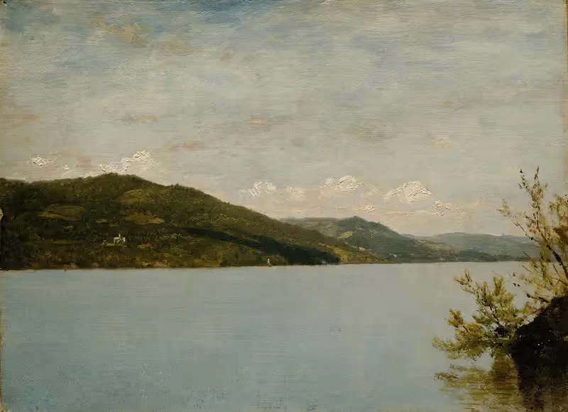 Озеро Джордж, 1872 by Джон Фредерик Кенсетт, 1872 — digital art print download