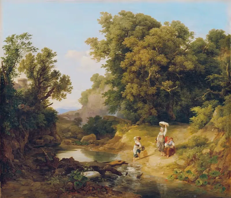 Ideale Landschaft (Italienische Landschaft) — Károly Markó