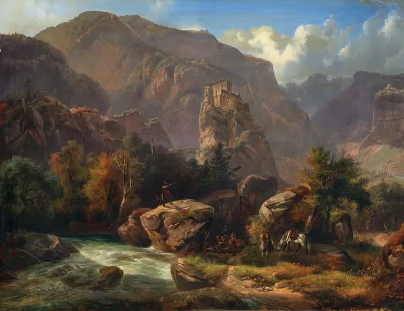Schloss Salurn in Südtirol — Ludwig Neelmeyer