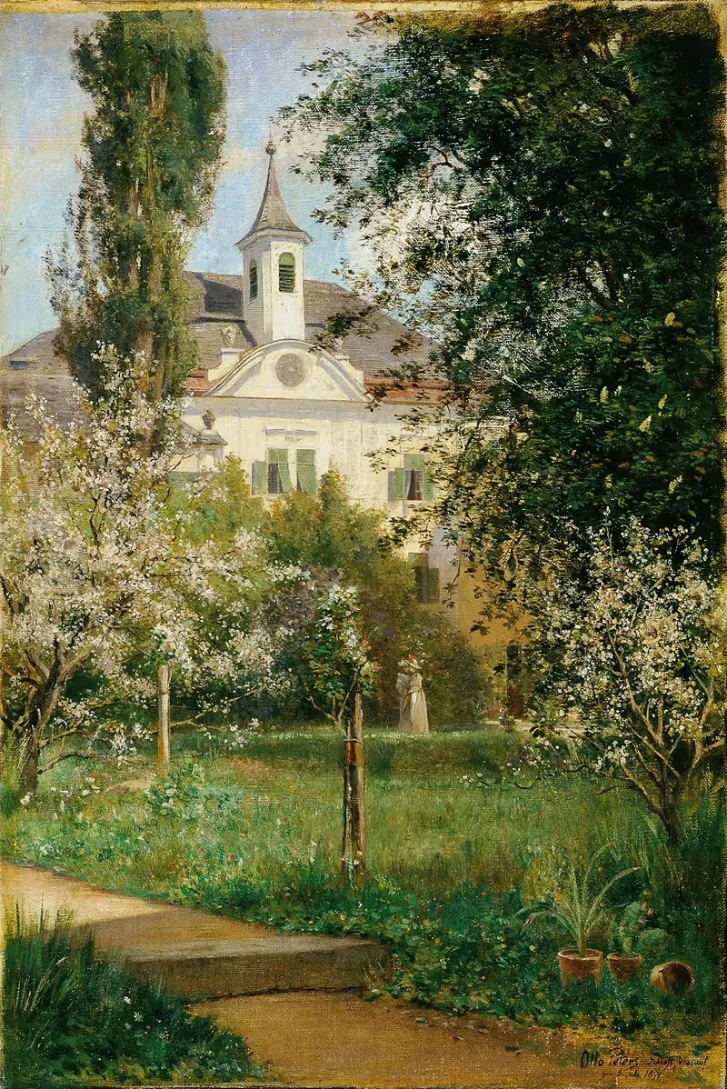 Замок Герасдорф by Отто Серафим Петерс, 1891 — digital art print download