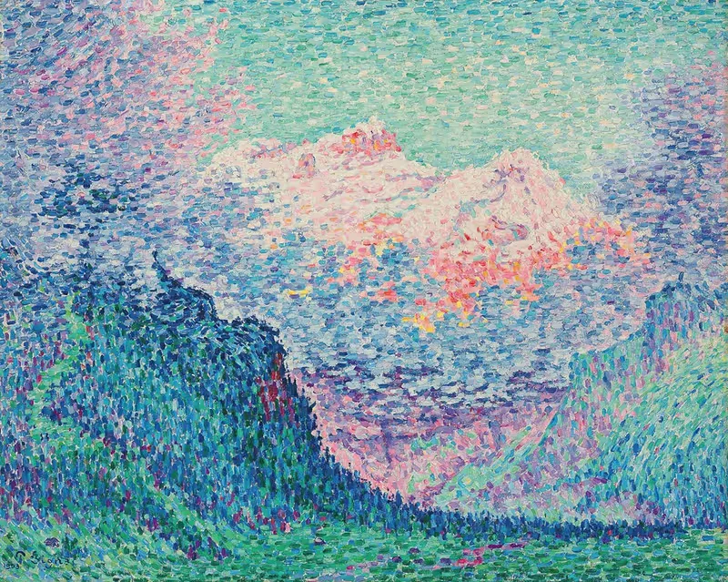 Les Diablerets (L'Oldenhorn et le Bécabesson) — Paul Signac