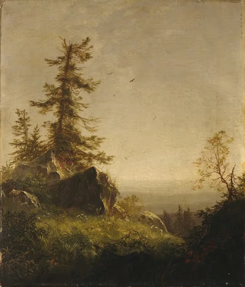 Утро на горе by Ричард Уильям Хаббард, 1856 — digital art print download