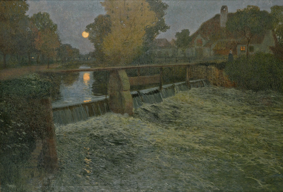 Шлюз by Рудольф Квитнер, 1908 — digital art print download