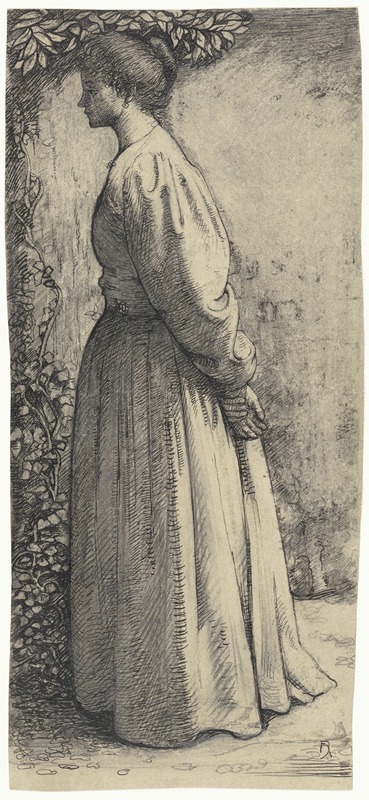 Staande vrouw, van opzij by Ричард Николаус Роланд Хольст, 1878 - 1938 — digital art print download