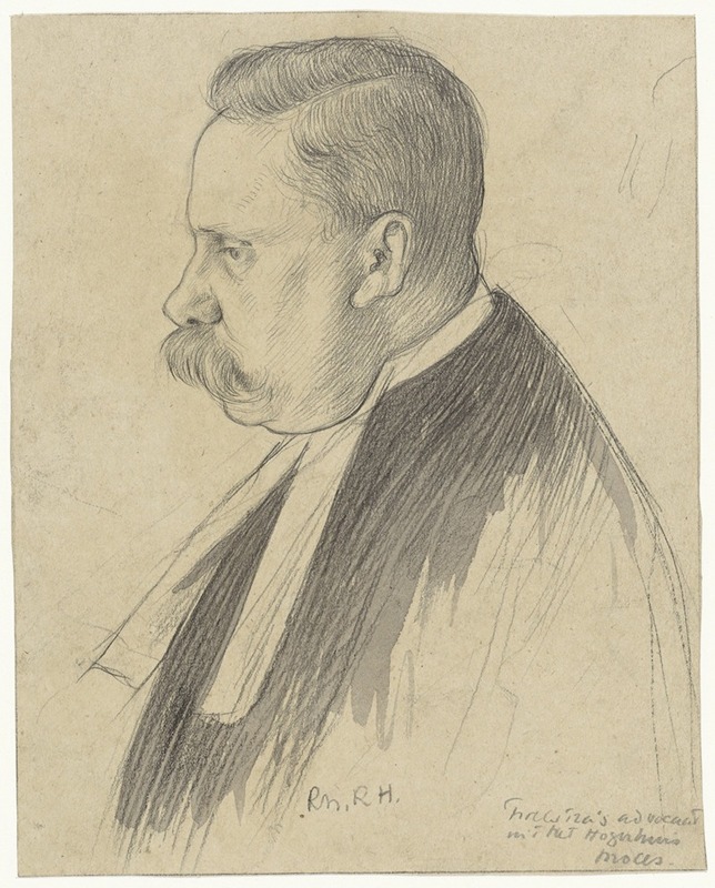 Troelstra's advocaat in het Hogerhuis-proces — Richard Nicolaüs Roland Holst