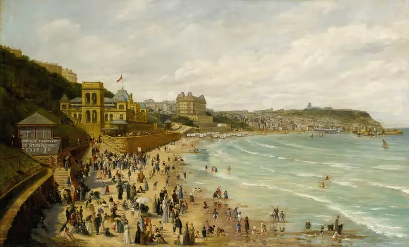 A View Of Scarborough — Adolphe Behrens
