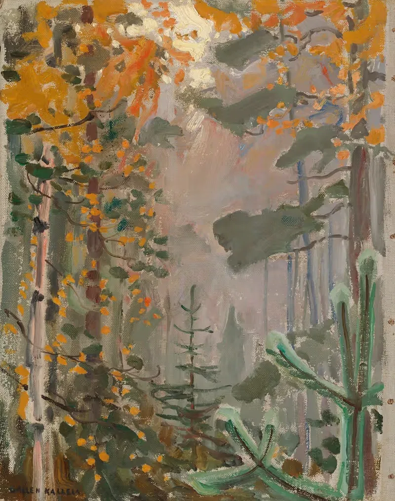 Autumn Landscape by Akseli Gallen-Kallela, 1911 — digital art print download