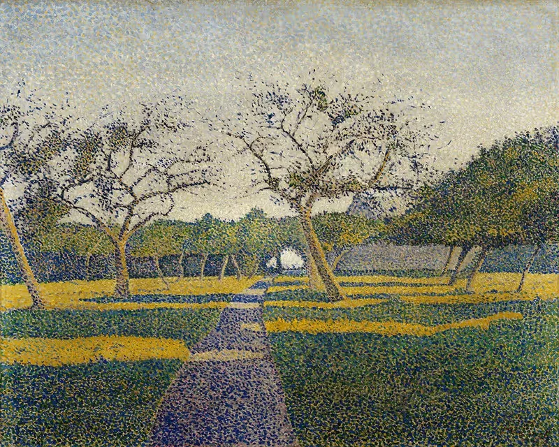 Сад в Ла Лувьере by Альфред Уильям Финч, 1890 — digital art print download