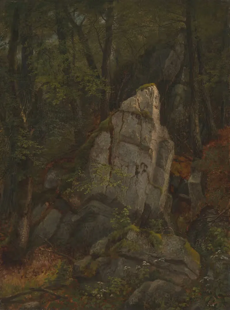 Study of Rocks in Pearson’s Ravine — Asher Brown Durand