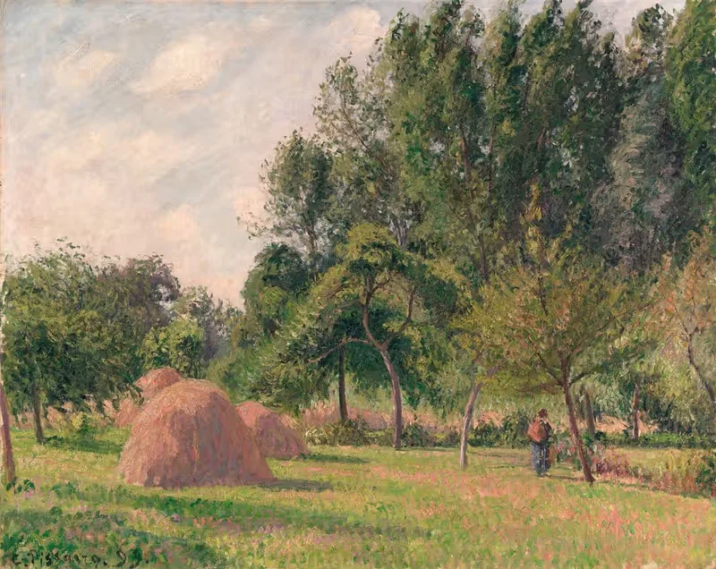 Сено, утро, Эрагни by Камиль Писсарро, 1899 — digital art print download