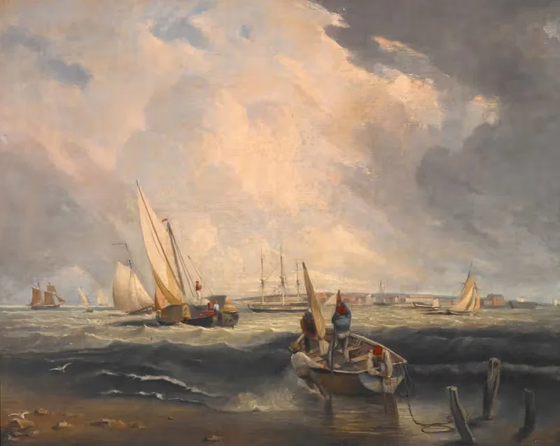 Bligh Sands, Sheerness by Clarkson Stanfield — digital art print download