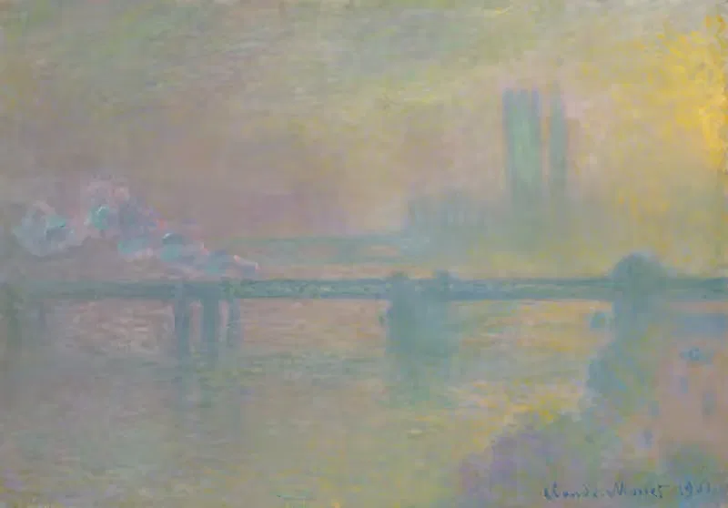 Мост Чаринг-Кросс, Лондон by Клод Моне, 1901 — digital art print download