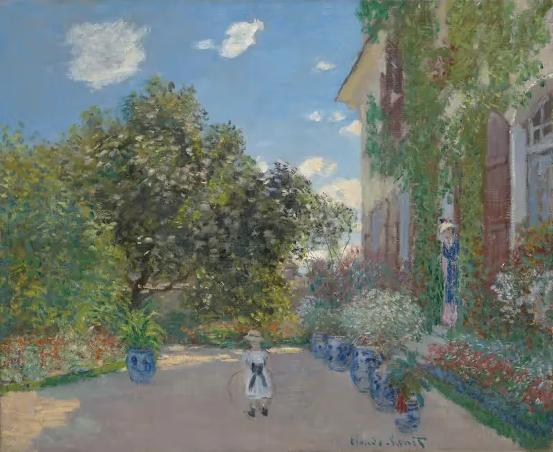 The Artist’s House at Argenteuil — Claude Monet