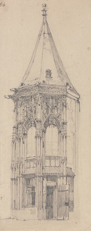 Palais de Justice, Rouen by Ричард Паркс Бонингтон — digital art print download