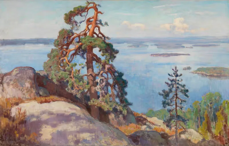 Пейзаж из Коли by Ээро Ярнефельт, 1928 — digital art print download