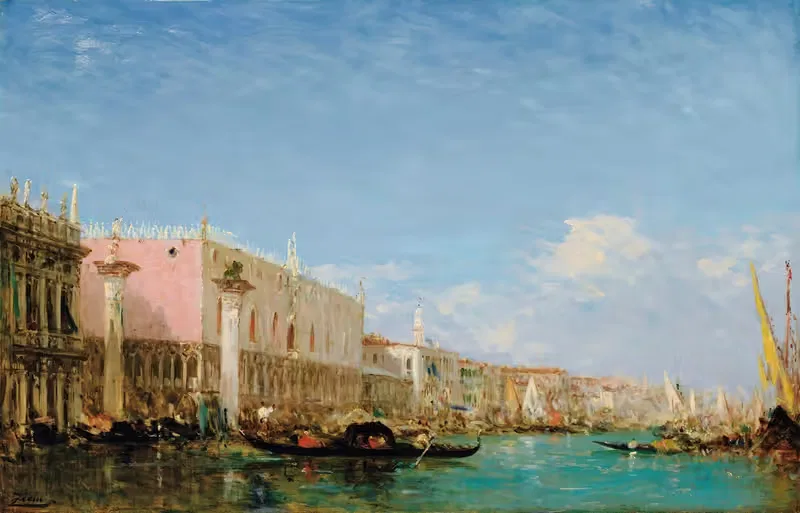 Le quai des esclaves, Venise — Félix Ziem