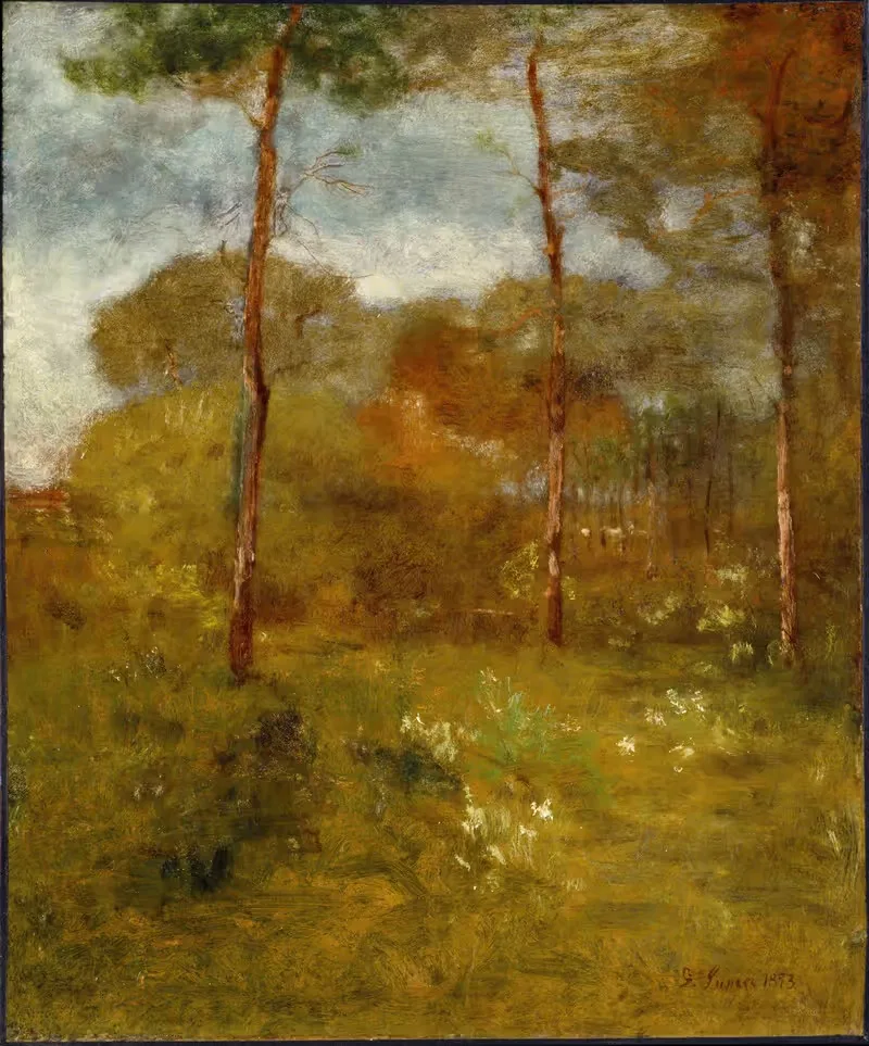 Оранжевая дорога, Тарпон-Спрингс by Джордж Иннес, 1893 — digital art print download