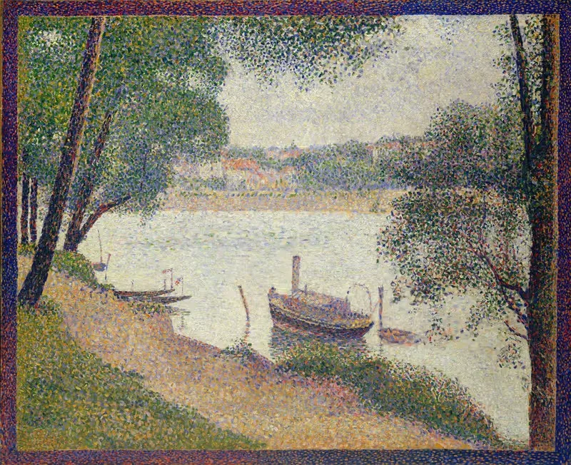 Серое небо, Гранд Жатт by Жорж Сёра — digital art print download