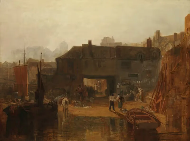 Салтэш с водным паром, Корнуолл by Джозеф Мэллорд Уильям Тёрнер, 1811 — digital art print download