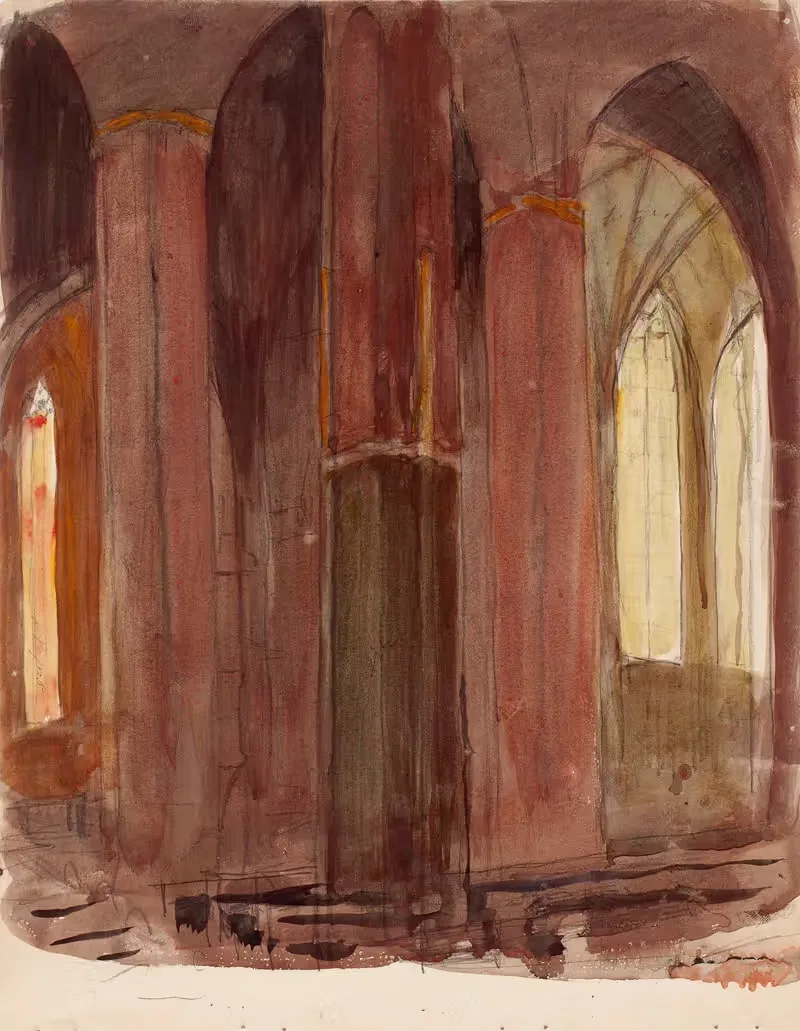 Кафедральный собор, внутренний вид by Магнус Энккель, 1894 - 1895 — digital art print download