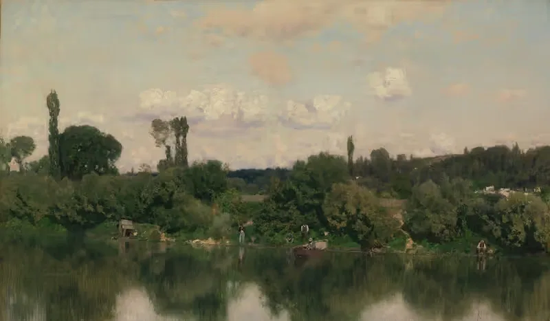 On the Seine by Martin Rico y Ortega, 1869 — digital art print download