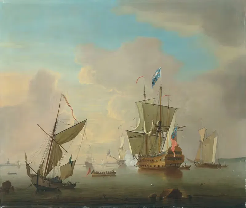 Утренний выстрел by Питер Монами, 1720 — digital art print download