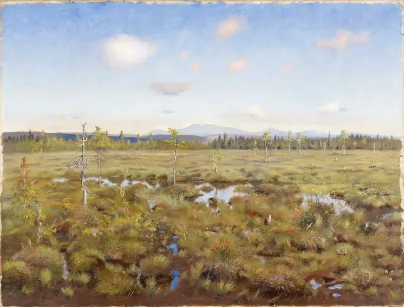 Пейзаж из Лапландии by Торстен Васастьерна, 1892 — digital art print download