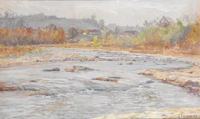 Whitewater Rapids by William J. Forsyth, 1899 — digital art print download