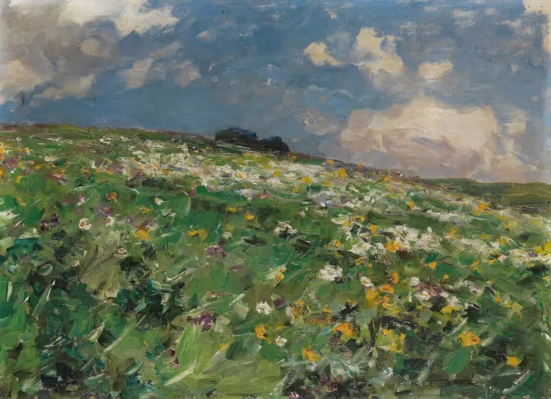 Летний луг by Александр Кёстер, 1900 — digital art print download