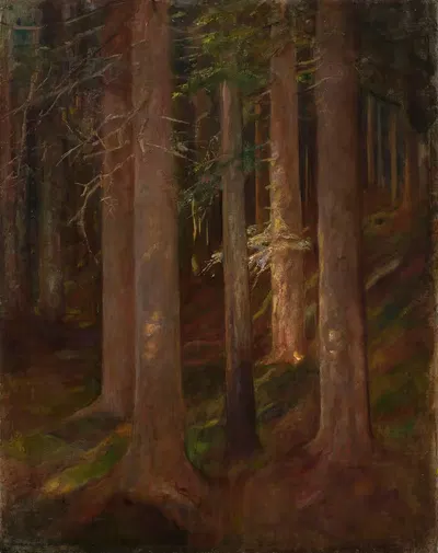 Лес by Анна Берент — digital art print download