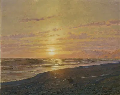 Закат над морем by Артур Каламе — digital art print download