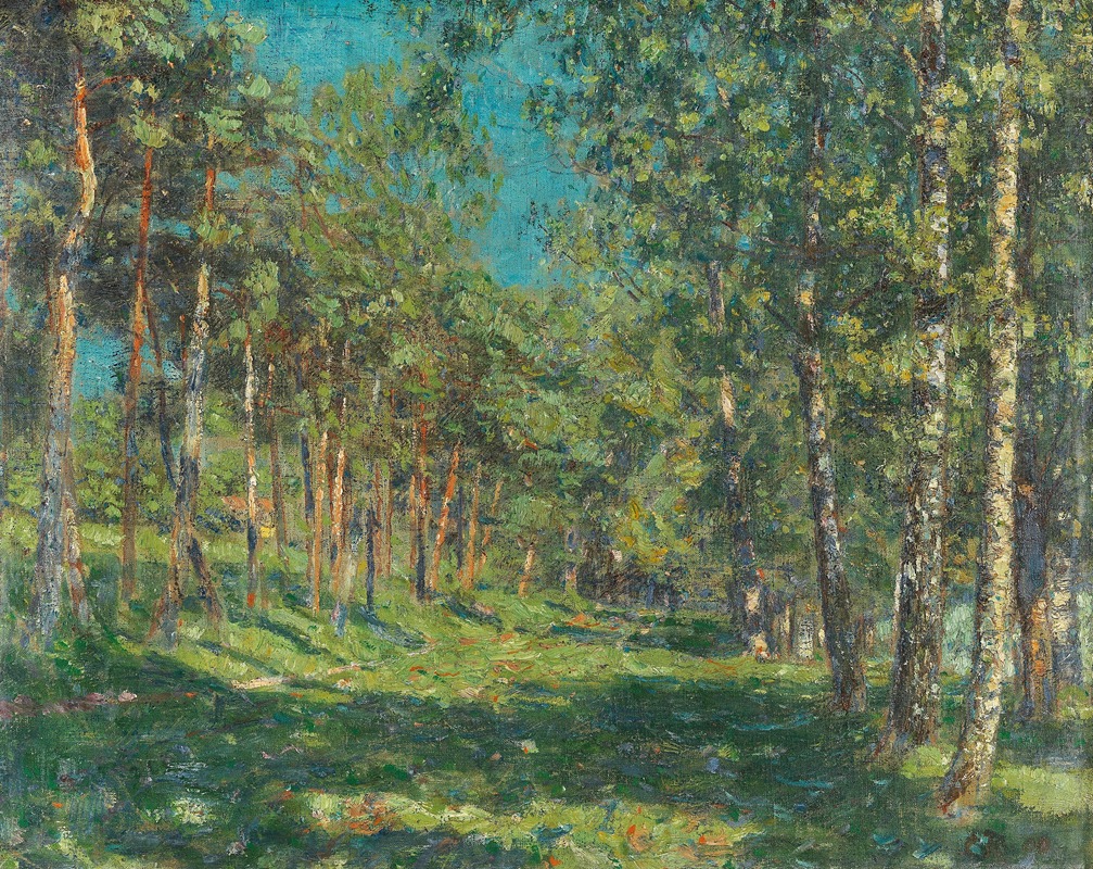 Forest by Christian Rohlfs, 1900 — digital art print download