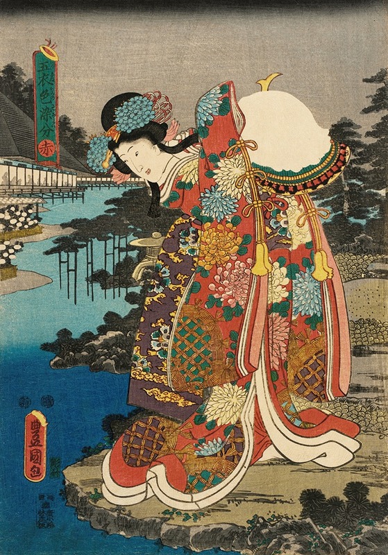 Red by Utagawa Kunisada (Toyokuni III) — digital art print download