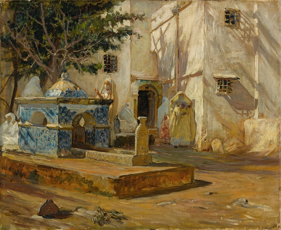 Алжир Марех by Фредерик Артур Бриджман, 1886 — digital art print download