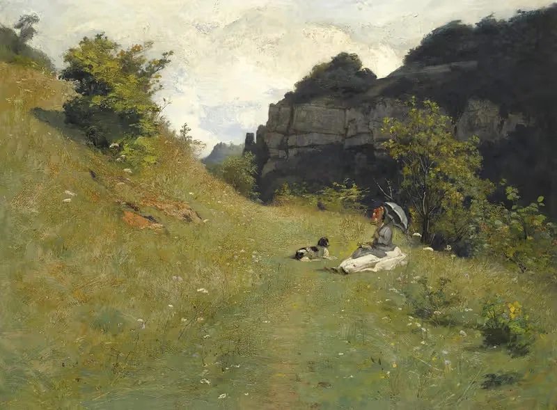 Дорога Мало́ш by Жан-Поль Лоренс, 1878 — digital art print download