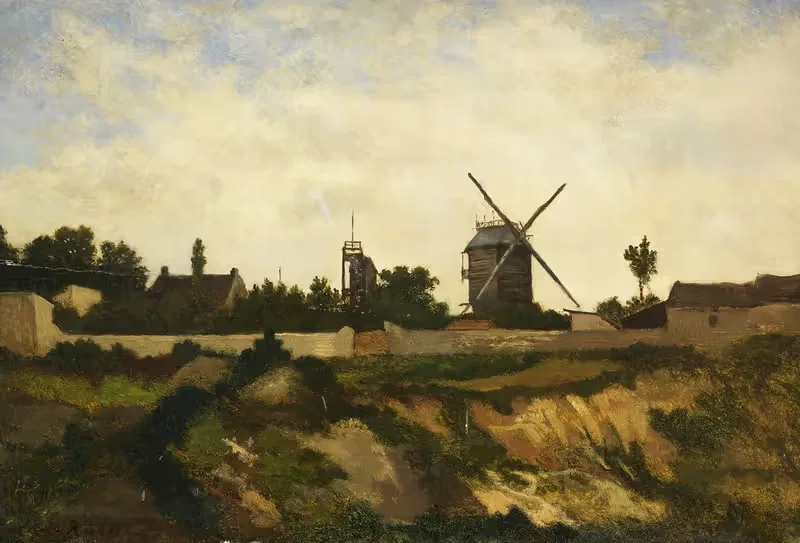 Les Moulins de Montmartre — Leon Richet