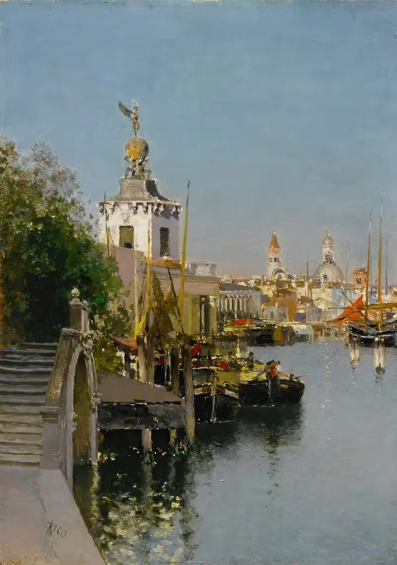Canal, Venice by Martin Rico y Ortega — digital art print download