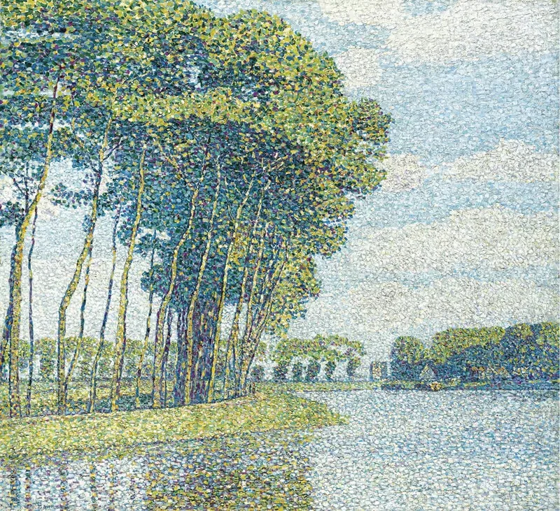 Bäume Am Kanal — Paul Baum