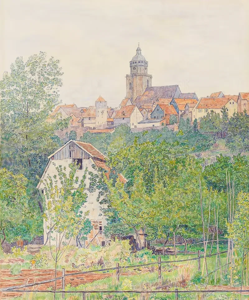 Ansicht von Homberg an der Efze — Paul Baum