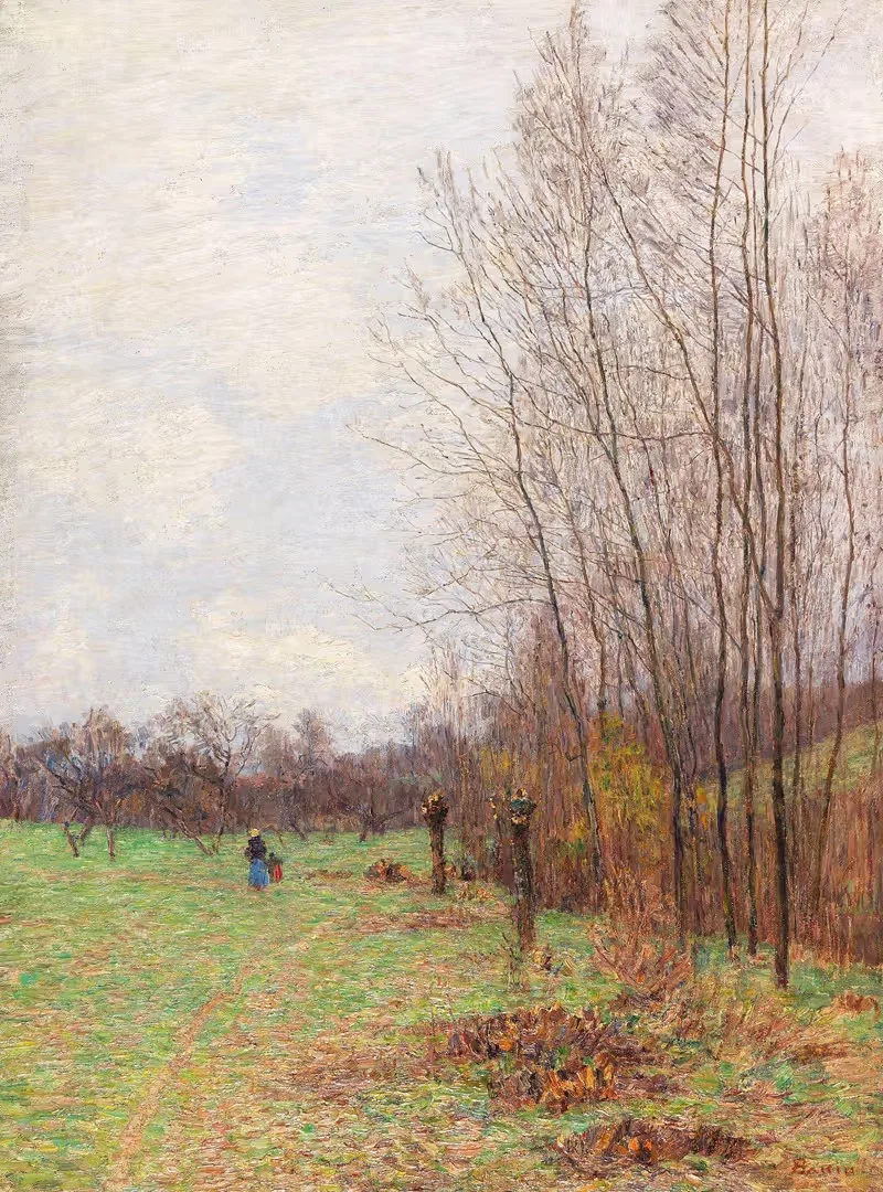 Лесной край в предвесенний период (вероятно, у Гоппельна) by Поль Баум, 1894 — digital art print download