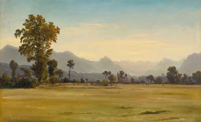 Blick Von Schönbühl Auf Den Vitznauerstock — Robert Zünd