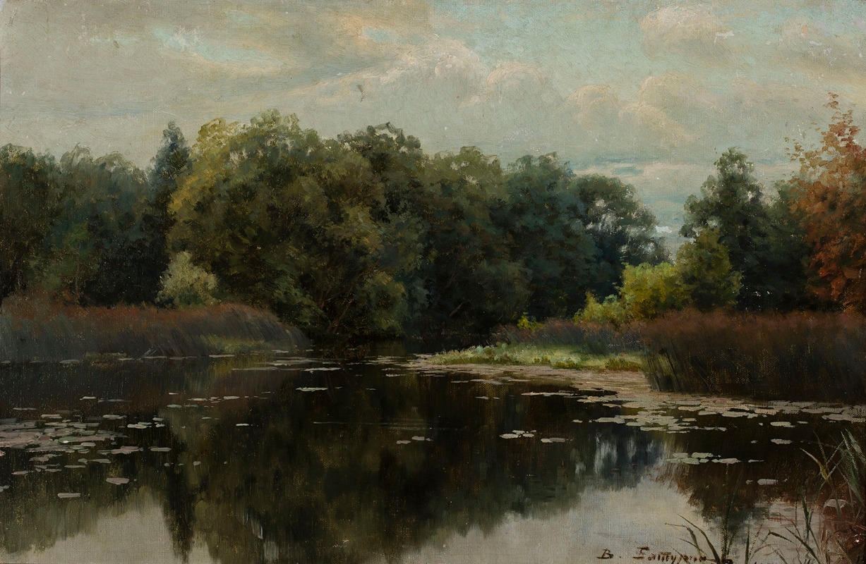 Пруд by Виктор Батурин, 1902 — digital art print download