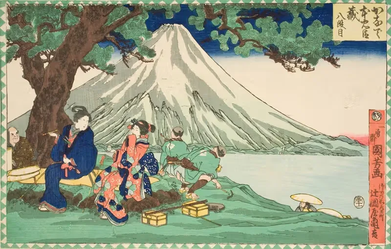 Act Eight; Journey by Utagawa Kuniyoshi, 1854 — digital art print download